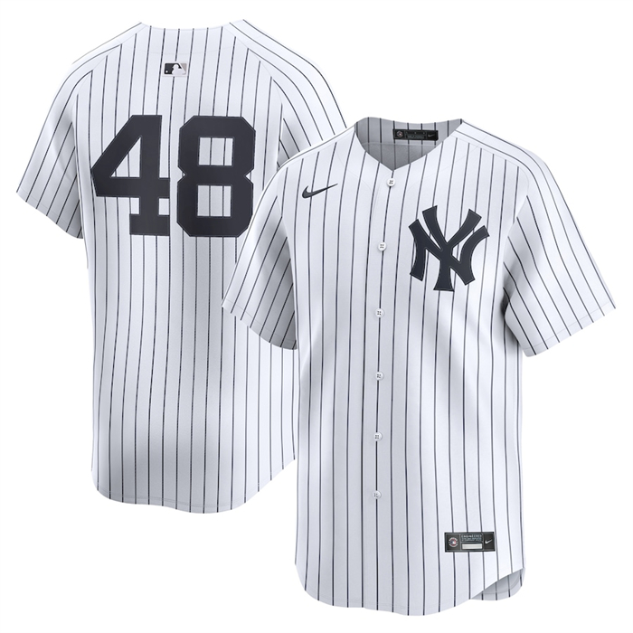 Camiseta Beisbol Hombre New York Yankees Paul Goldschmidt Primera Limited Blanco1